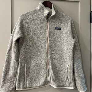 Women's Better Sweater® Fleece Jacket Size Large Birch Cream